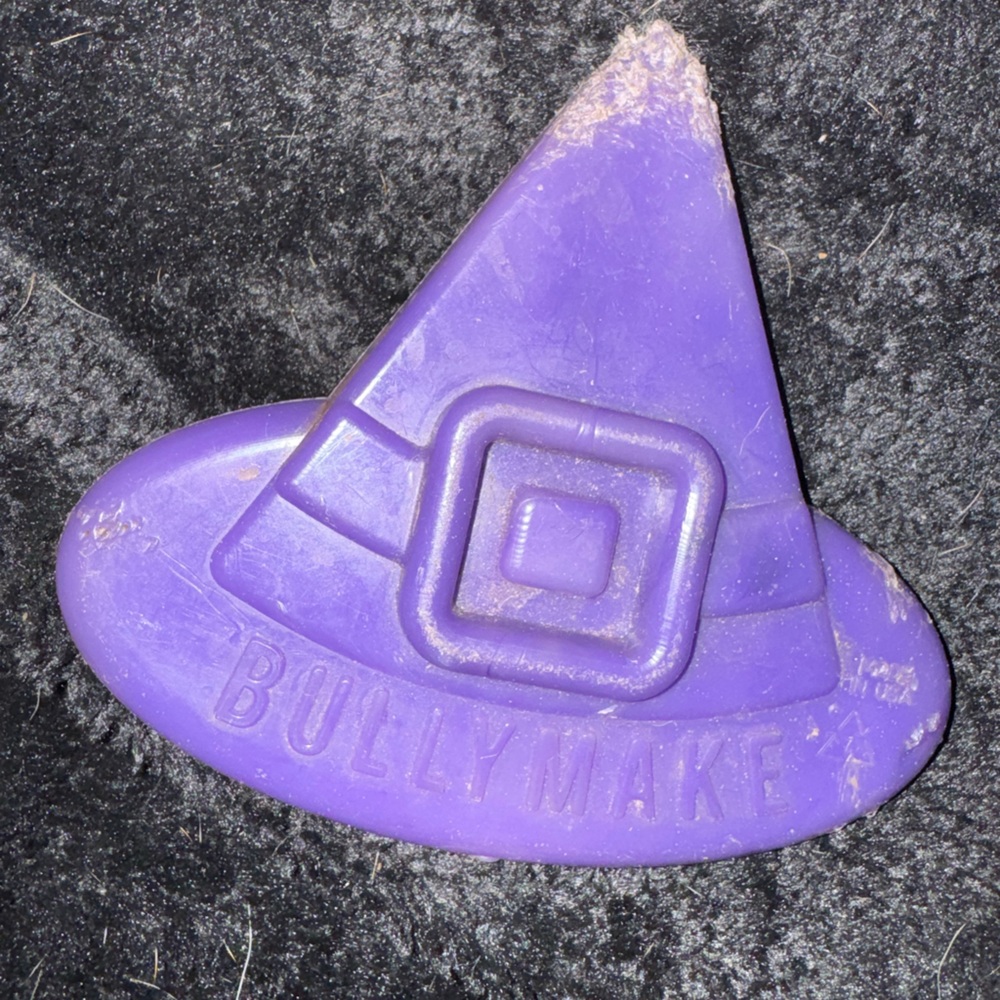 Bullymake solid nylon witches hat L dog toy Halloween purple Witch hat